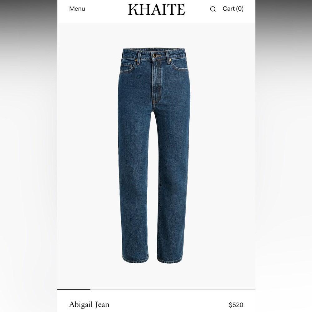 KHAITE Abigail Jeans Size 26